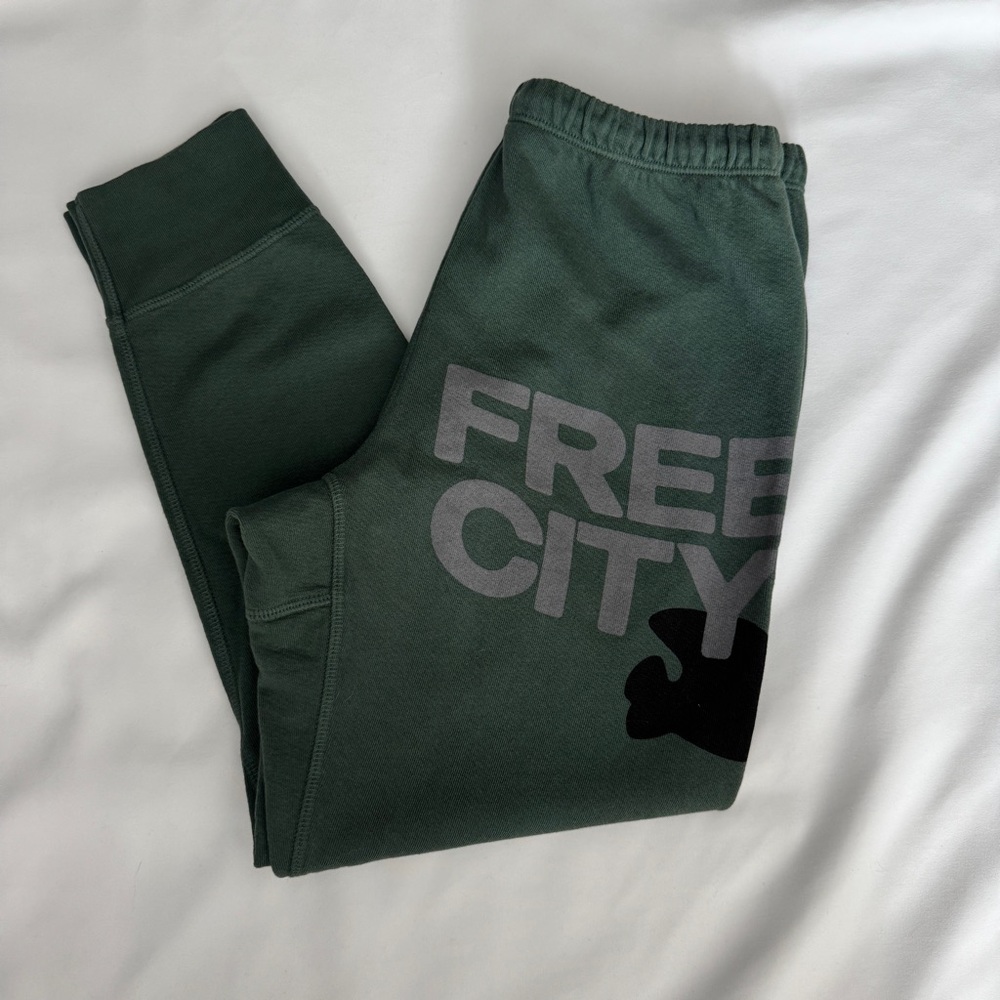 Free City Green Track Pants